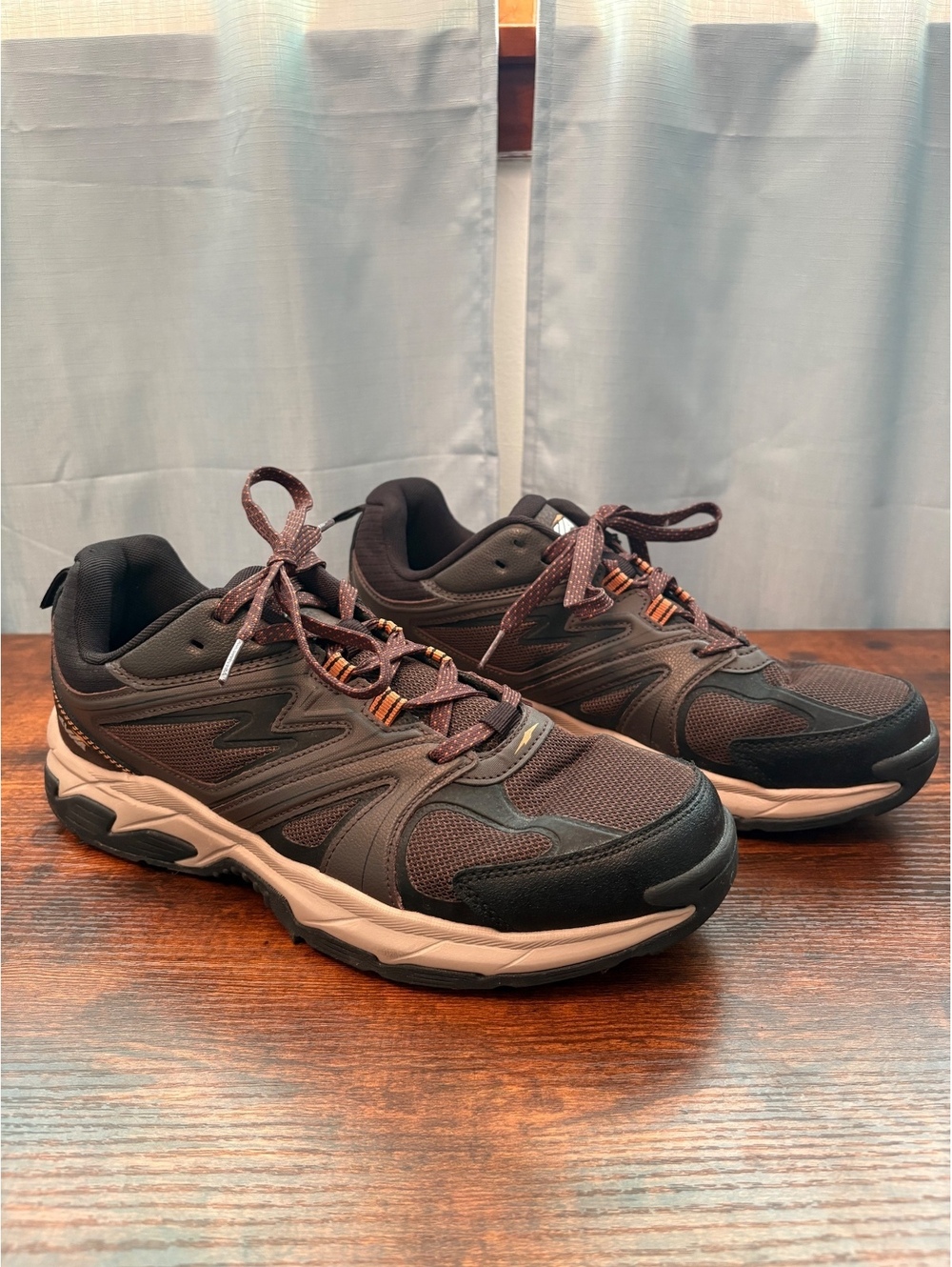 AVIA Men’s Trail Walking Shoes Brown Orange Size 13